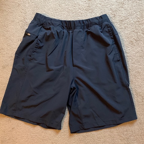 GAIAM Shorts Gaiam Large Lined Mens Dark Gray Workout Short With